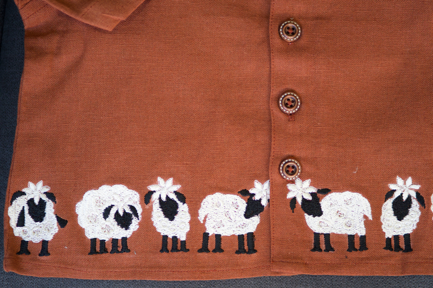 Rust Sheep Shirt