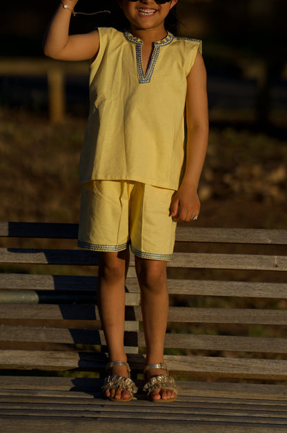 Butter Yellow Shorts